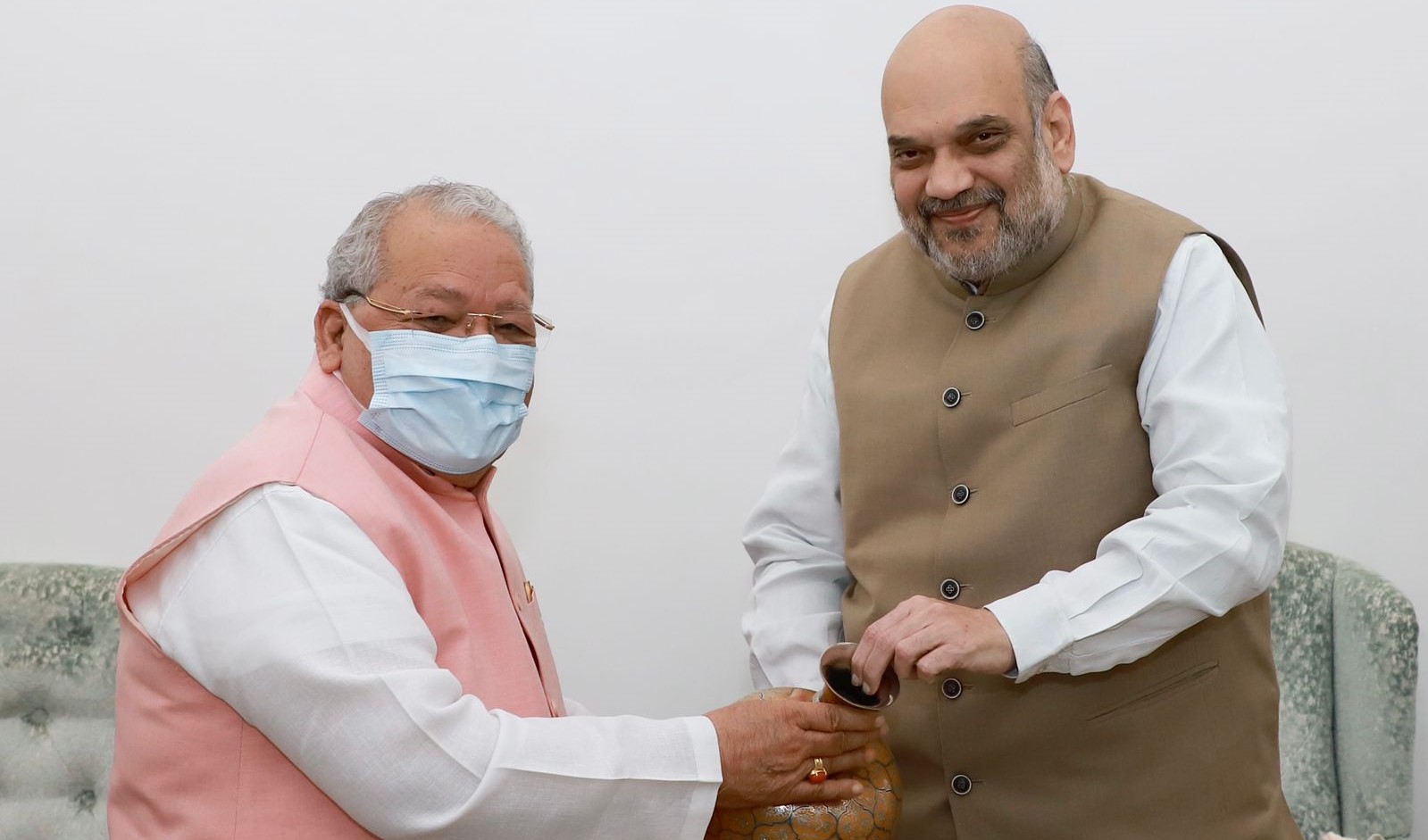 Hon'ble Governor meets Shri Amit Shah Hon'ble Home Minister, Government of India at New Delhi