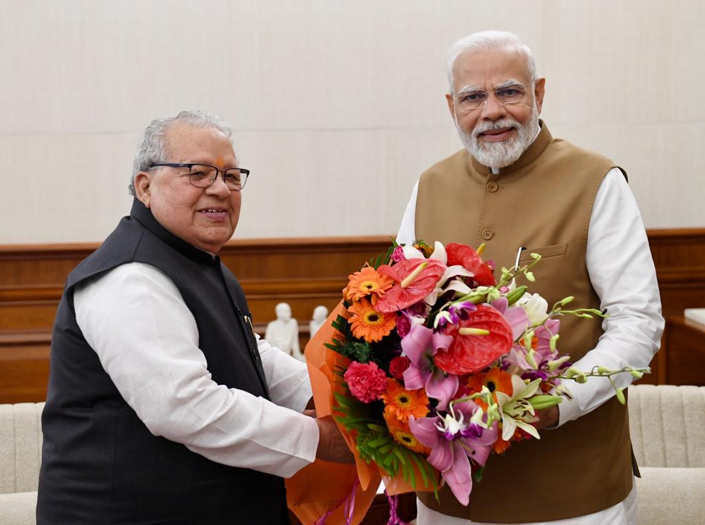 Hon'ble Governor meets Hon'ble Prime Minister of India at New Delhi