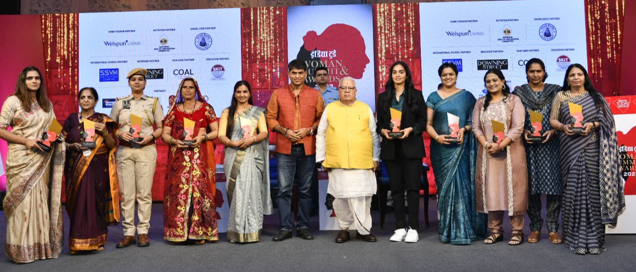 Hon’ble Governor  at 'India Today Women Summit and Awards Ceremony' - a celebration of power, courage and success, organized by the 'India Today' group 