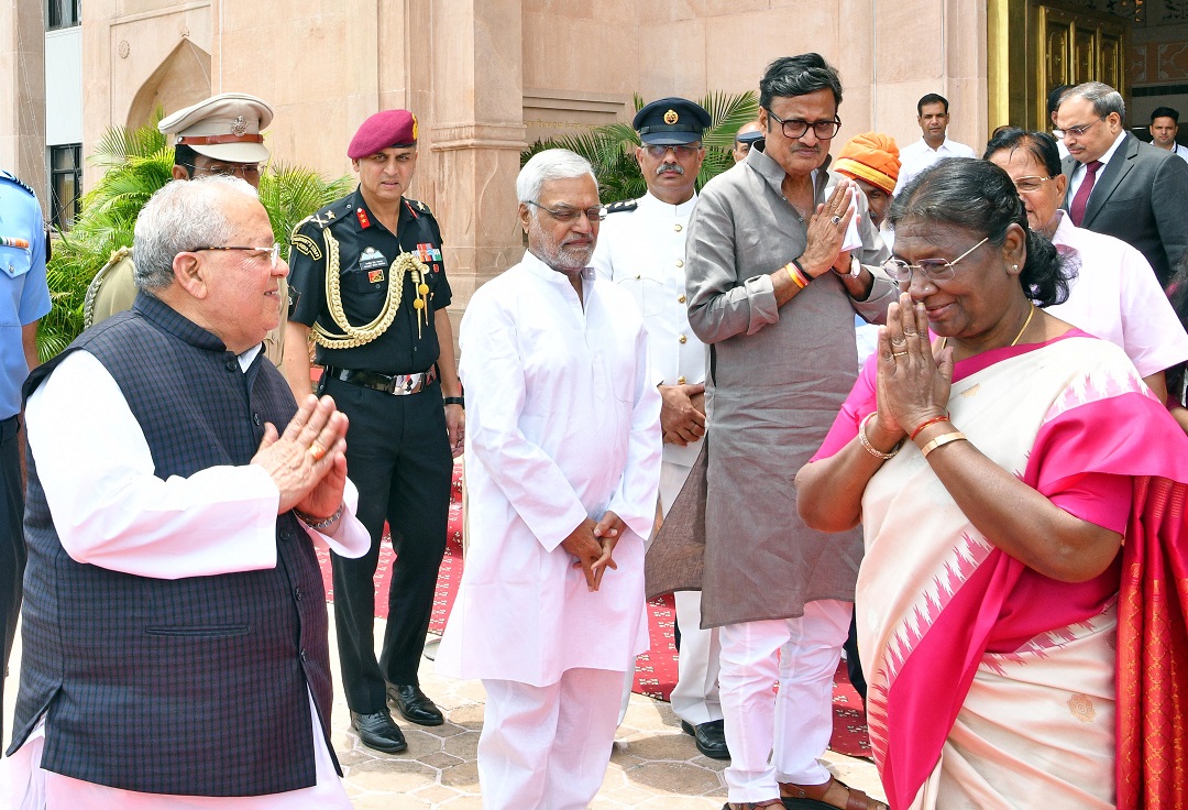 Hon'ble President of India and Hon'ble Governor at Rajasthan Legislative Assembly, Jaipur 