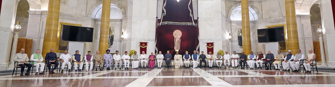 Hon'ble Governor attending the Governors' Conference-2024 at Rashtrapati Bhawan, New Delhi.