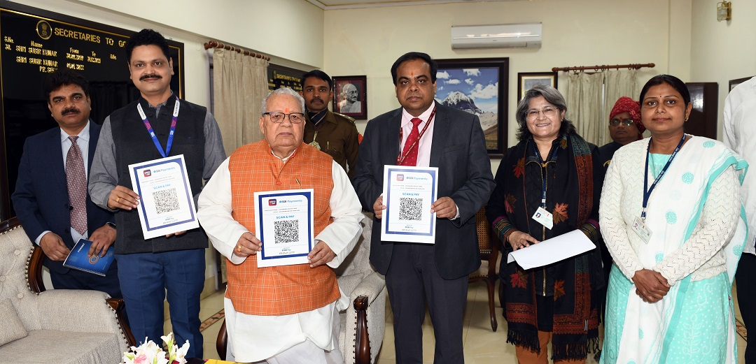 Hon'ble Governor launched QR Code for smooth process for donation at Governor's Relief Fund