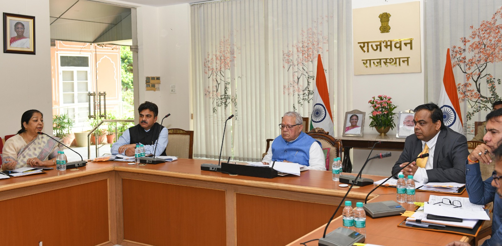 Hon'ble Governor has chaired special meeting of WZCC at Raj Bhawan.