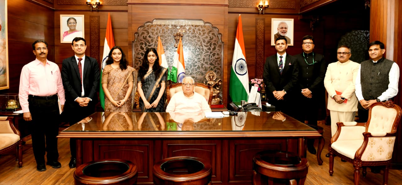 Probationers IFS Offices calls on Hon'ble Governor at Raj Bhawan