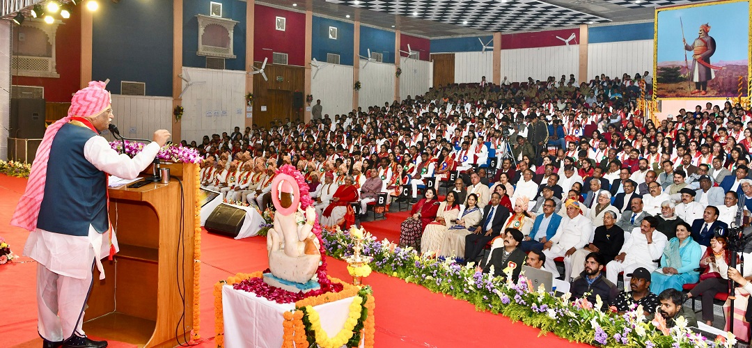 Hon'ble Governor presided over 18th convocation of MPUAT, Udaipur