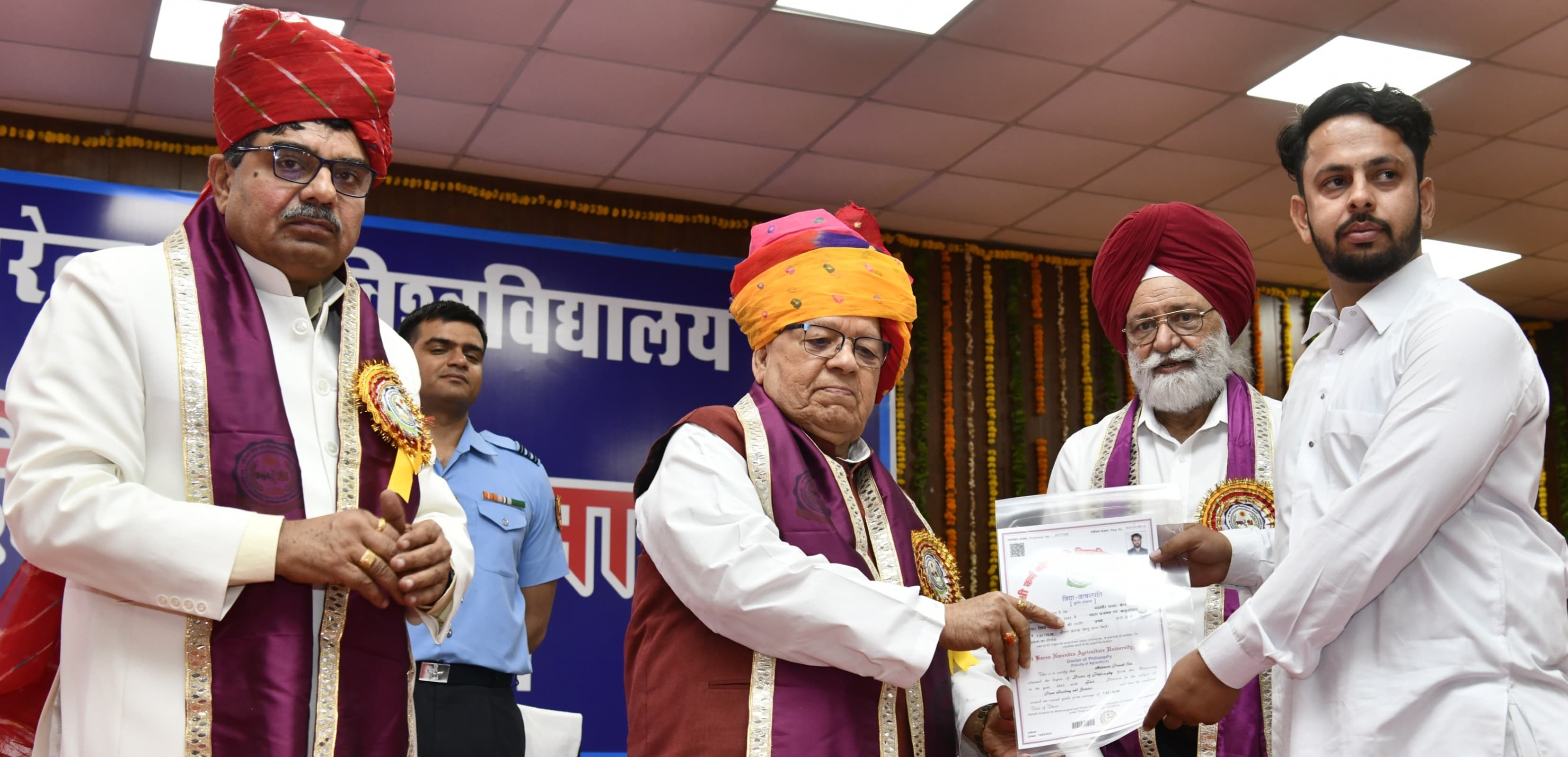 Hon'ble Governor presided over 6th Convocation of SKN Agriculture University, Jobner.