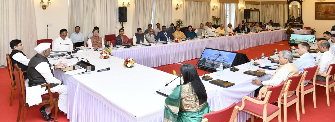 Hon’ble Governor reviewed the progress of the mandatory NAAC accreditation process for all State Funded Universities in the state at Raj Bhavan. In a workshop focused on NAAC accreditation and the New Education Policy, discussions emphasized creating a university roster, preparing colleges for NAAC accreditation, and developing job-oriented courses under the NEP to shape students as job providers rather than job seekers.