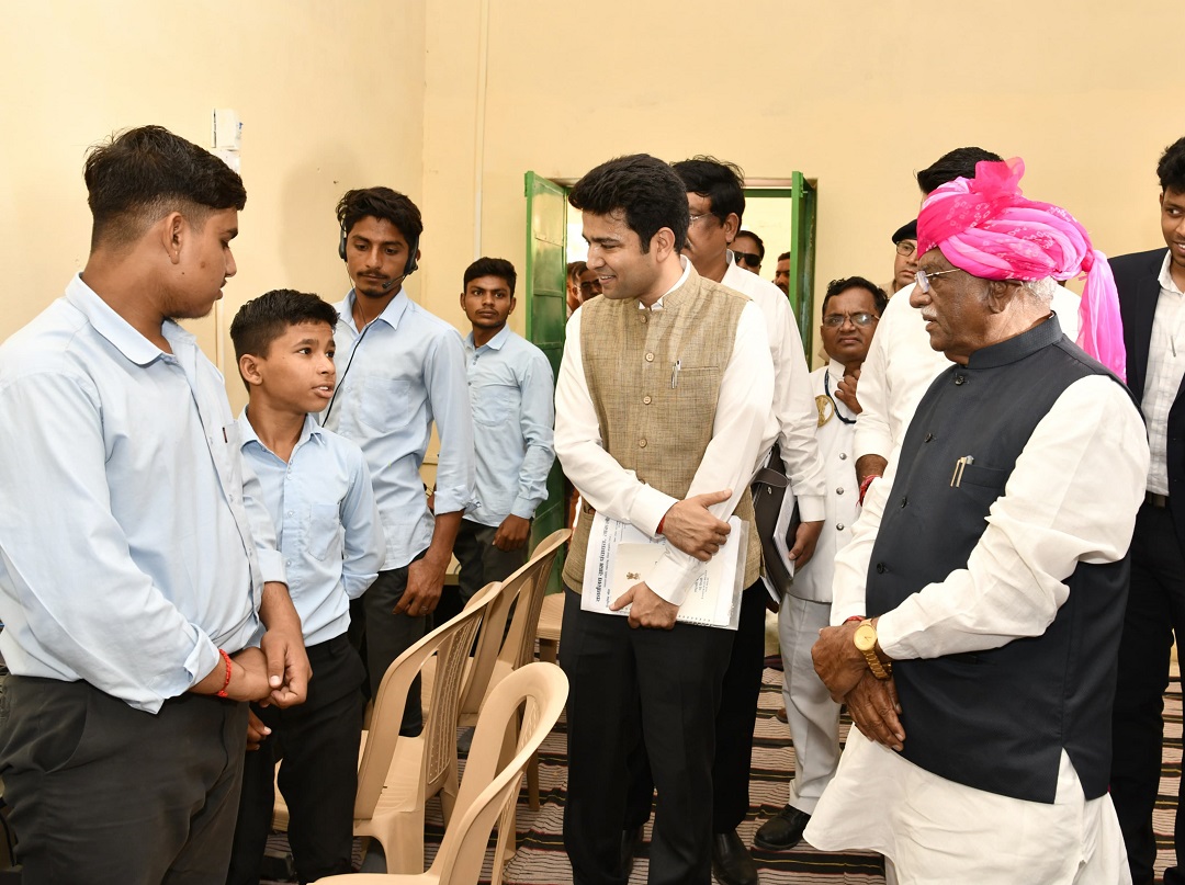 Hon'ble Governor Engages with School Children: Emphasizes Reconnecting Students Facing Educational Challenges.